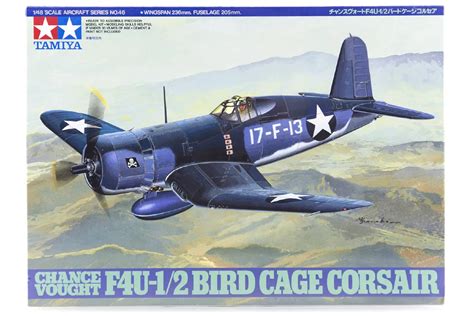 Tamiya 1 48 Chance Vought F4U 1 2 Bird Cage Corsair Fighter Scaled