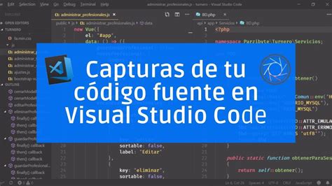 Screenshots de nuestros códigos en Visual Studio Code YouTube