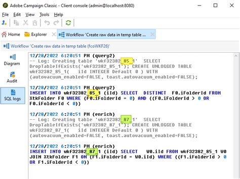 Create Raw Data In Workflow Temporary Table On Adobe Campaign Blog By