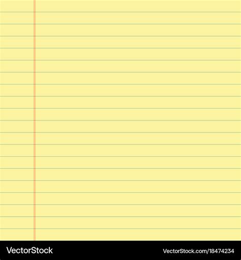 Yellow Lined Paper