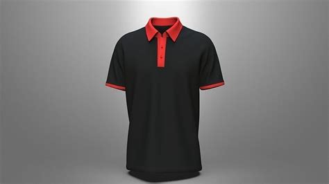 Men Stylish Polo T Shirt 3d Model Cgtrader