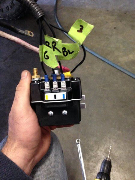 warn contactor wiring diagram wiring flow