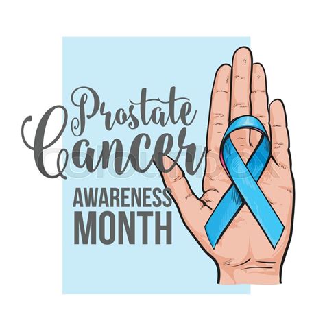 Prostate Cancer Awareness Month Banner Stock Vector Colourbox