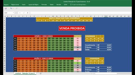 Lotofacil Redução de 15 para 8 Dezenas garantia de 11 12 e 13