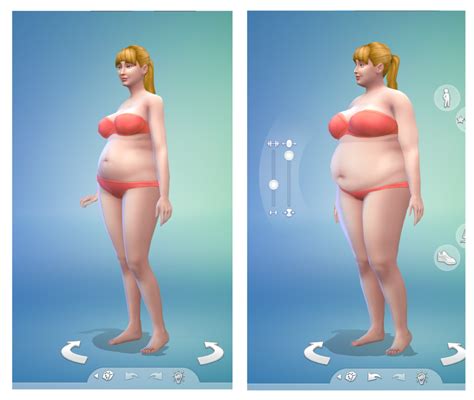 Better Heavy Female Body The Sims 4 Mods Curseforge