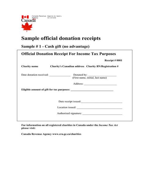 Free Donation Receipt Forms In Pdf Ms Word