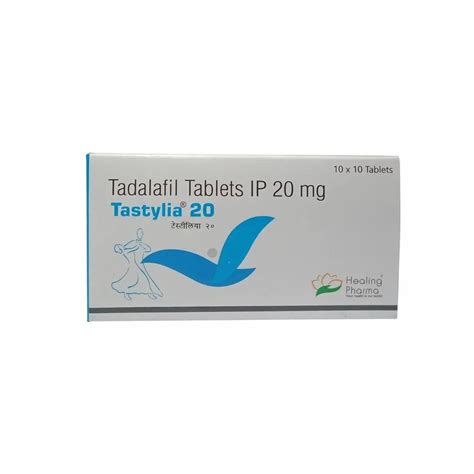 Tastylia Tadalafil Tablets IP 20 Mg At Rs 400 00 Stripe Cialis In