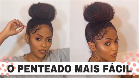 Tutorial Coque No Cabelo Crespo Em Minutos Youtube