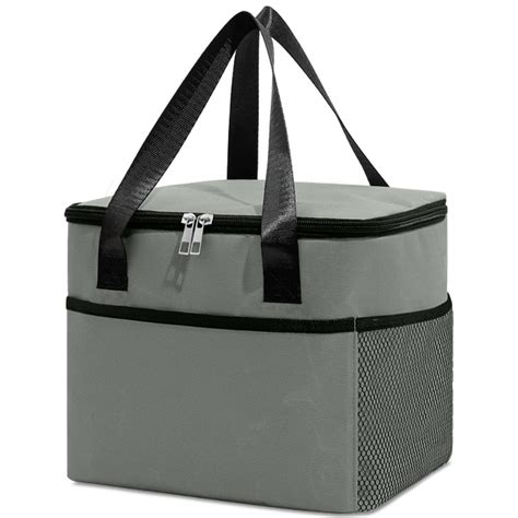 Ripley LONCHERA MINARI TÉRMICA BOLSA DE ALMUERZO IMPERMEABLE 75L PLOMO