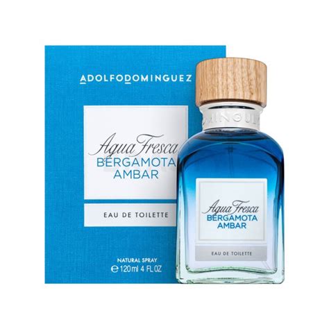 ADOLFO DOMINGUEZ AGUA FRESCA BERGAMOTA AMBAR EDT 120 ML FORMATO ANTIGUO