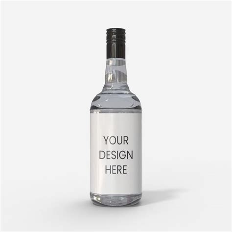 Custom Glass Bottle Mockups