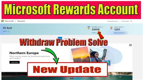 Microsoft Rewards New Update Microsoft Rewards Redeem Problem