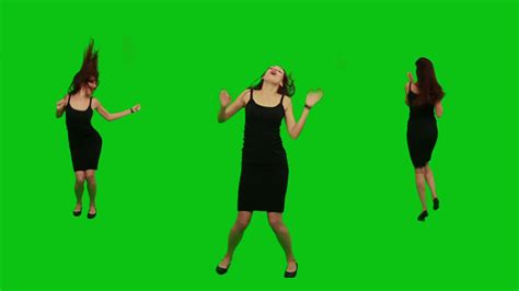 Elegant Dancer Performing On Green Screen Stock Footage Sbv 304034993