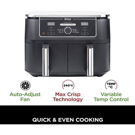 Ninja Ninja Foodi FlexDrawer Dual AF500UK Air Fryer Black House