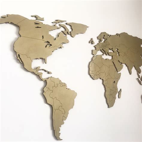 Mapa Mundo Madeira Mapa Mundi Em Mdf No Elo Allis Corte E Gravacao A