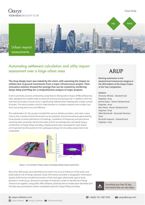 Pdf Automating Settlement Calculation And Utility Impact Assessment Over A Large Urban Area