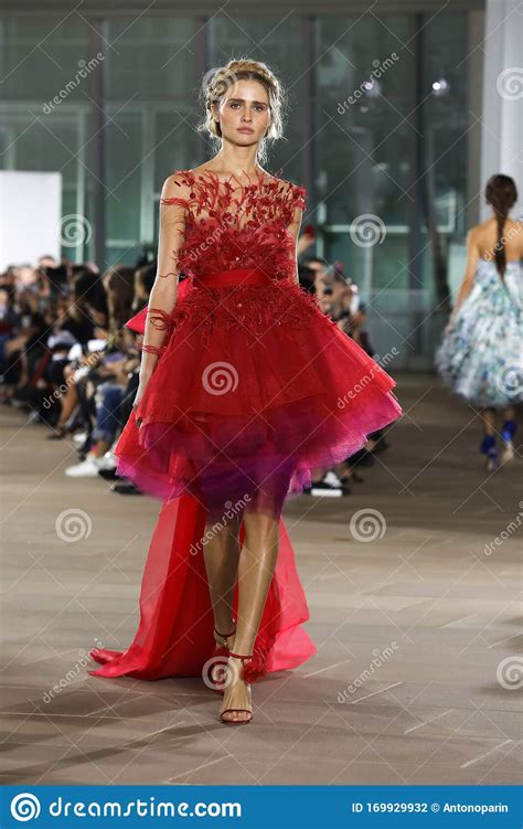 A Model Walks The Runway During The Ines Di Santo Fall 2020 Bridal