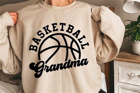 Basketball Grandma Svg Game Day Svg Basketball