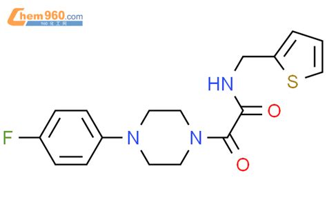 Fluorophenyl Piperazin Yl Oxo N Thiophen