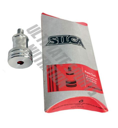 Universal Silca Stainless Presta Valve Chuck Inflator Head For Floor