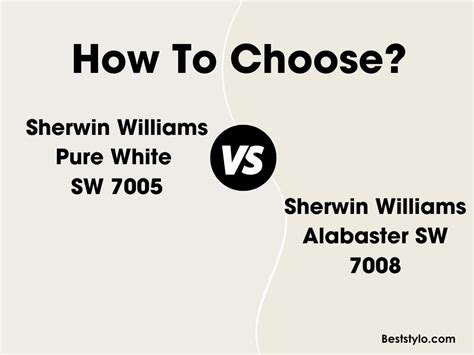 Sherwin Williams Alabaster Vs Pure White Whats The Difference