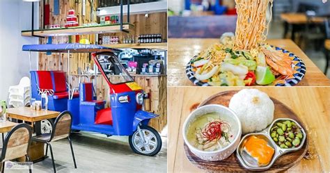 桃園中壢美食 Tuk Tuk Thai Café 圖圖咖啡館 可愛的泰國嘟嘟車x泰式創意料理咖啡廳 靜兒貪吃遊玩愛分享