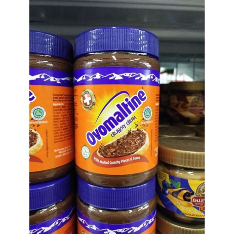 Jual Ovomaltine Selai Coklat Crunchy Cream Gr Shopee Indonesia