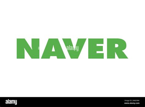 Naver corporation, Logo, White background Stock Photo - Alamy