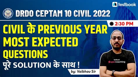 Drdo Ceptam Civil Classes Drdo Civil Previous Year Question