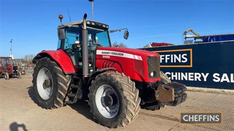 2008 Massey Ferguson 6499 Tractor Cw 50kph Power Shift Front Wafer Weights Front Suspension