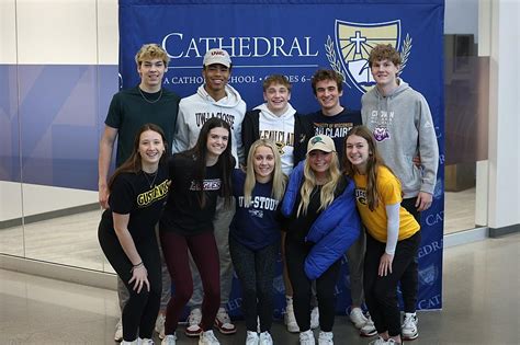 Cathedral Students Commit to College Athletics