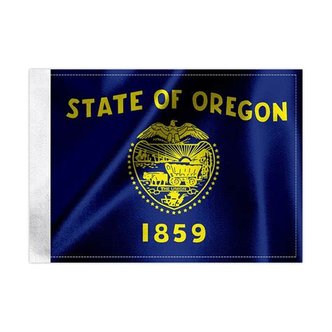 Oregon State Flag For Motorcycles, Cars, And Trucks