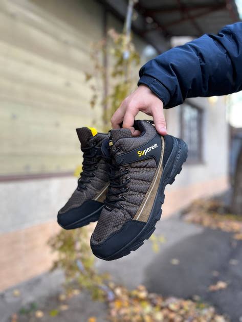 Кроссовки мужские Superem с мехом 43р коричневые (Q3300) от продавца ...