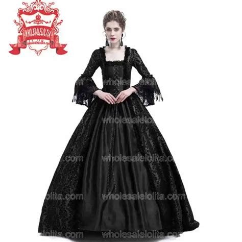 Buy Black Gothic Victorian Dress Victorian Period