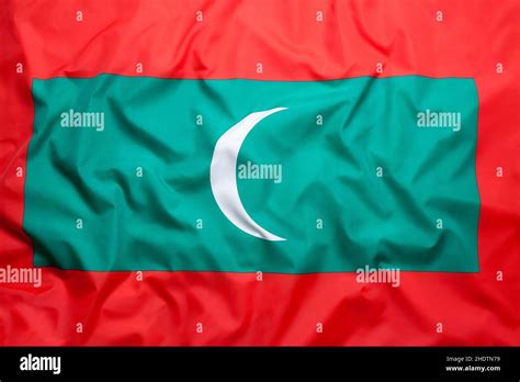 National Flag Maldives National Flags Stock Photo Alamy