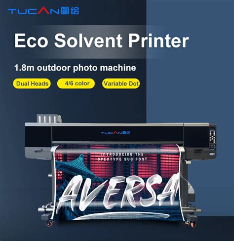 1 6m 1 8m Large Format Printer With Double Xp600 I3200 I1600 Eco