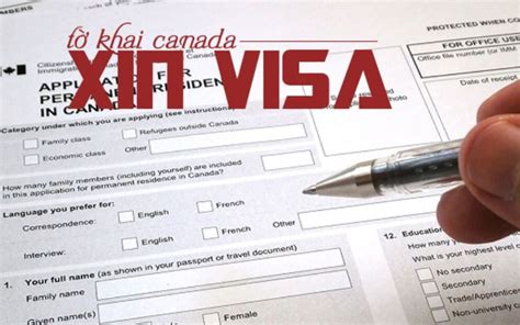 Hướng dẫn cách thức điền đơn xin visa Canada Visa24h