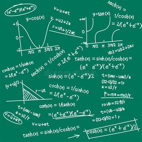 Doodle Da Fórmula Matemática Ilustração do Vetor Ilustração de arte