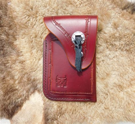 Western Cowboy Style Leather Cell Phone Holster Case For Etsy