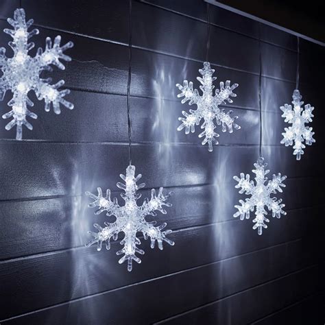 Snowflake Christmas Curtain Light Christmas Light Curtains Outdoor