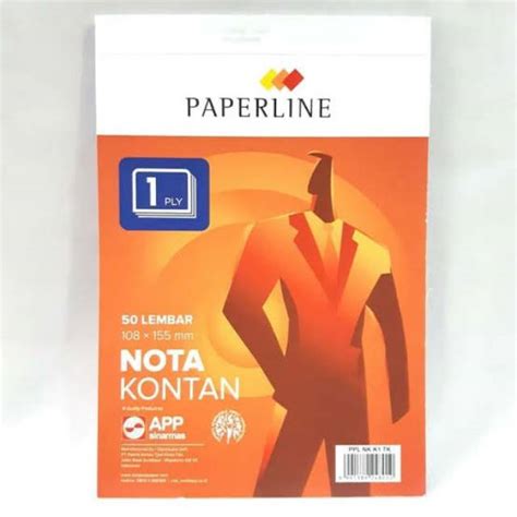 Nota Kontan Paperline 1 Ply Besar Siplah