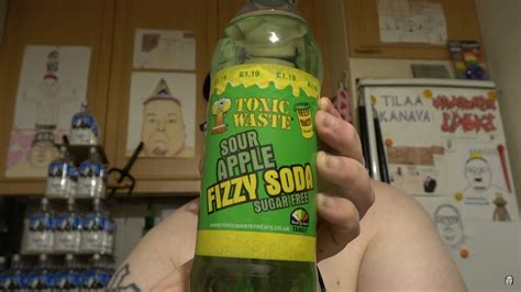 Juomatesti Toxic Waste Sour Apple Fizzy Soda Sugar Free YouTube