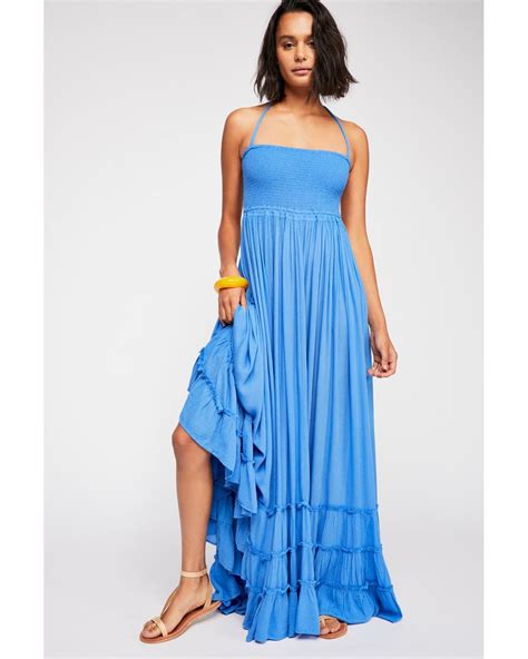 Free People Extratropical Maxi Dress By Endless Summer In Blue Lyst