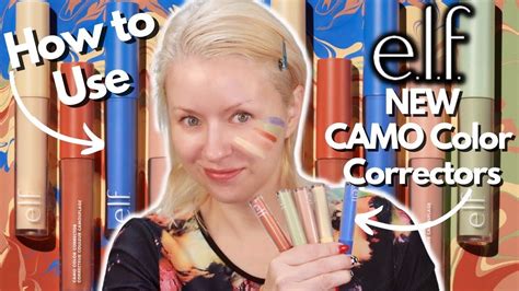 How To Use New Elf Camo Color Correctors Full Demo Swatches Steff