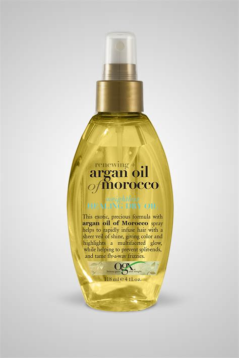 Argan Oil Of Morocco Dry Oil Spray For Hair And Split End Repair Dry Oil Spray Ogx Hair