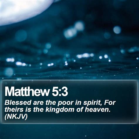 Matt 5 Nkjv