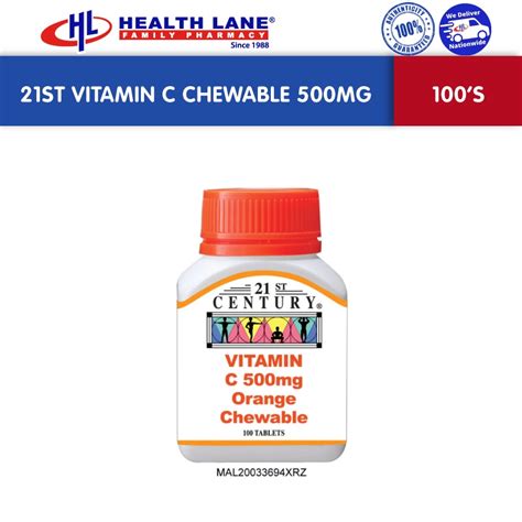 21st Vitamin C Chewable 500mg 100s Shopee Malaysia