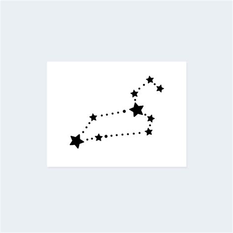 Leo Constellation (Set of 2) – Tattoo Icon