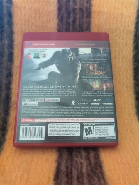 Dishonored Sony PlayStation 3 2012 PS3 WITH MANUAL 93155117945 EBay