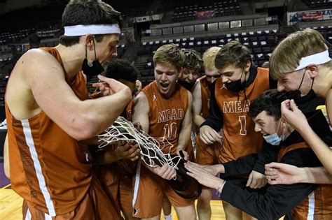 Photos Mead Celebrates Victory Over Montrose In Boys Basketball Class